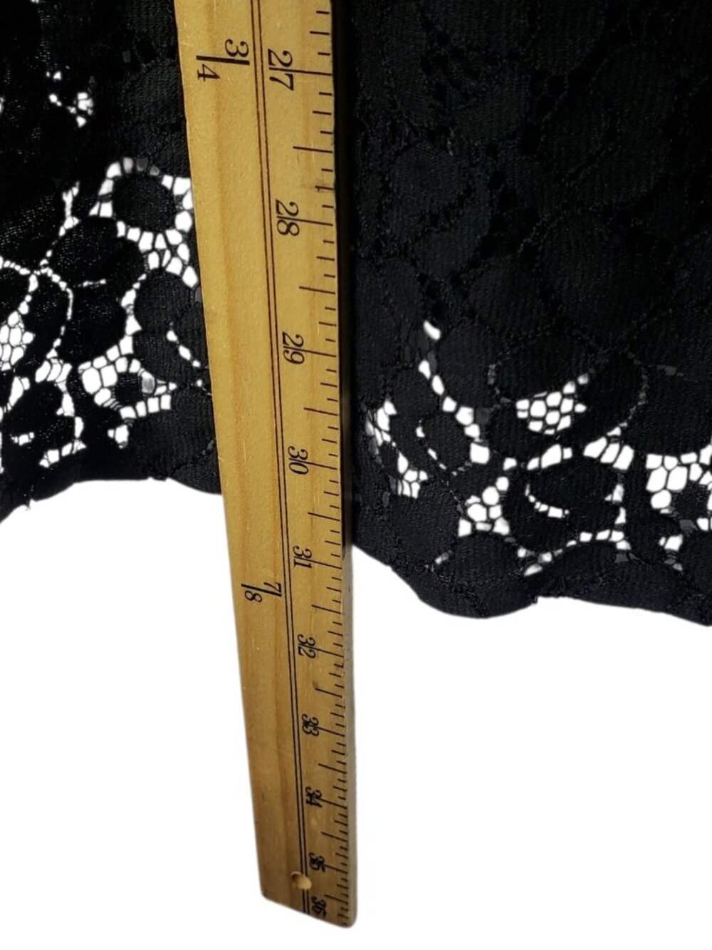 Calvin Klein Womens Lace Button-Up Shirt  Black Large - Picture 6 of 10
